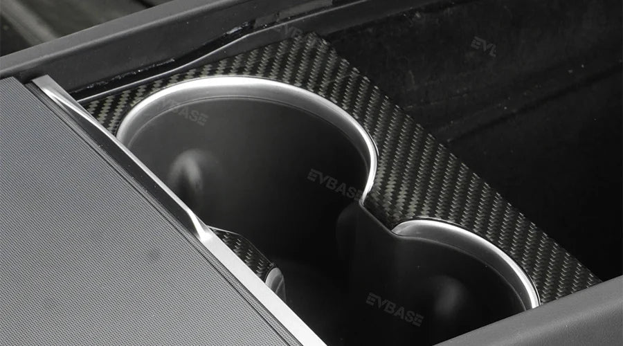 Is a Carbon Fiber Cup Holder Cover Worth It for Tesla Model 3 Highland?