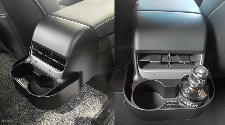 Tesla Families Rejoice: Ingenious Cup Holder Finally Solves Rear Seat Drink Dilemma