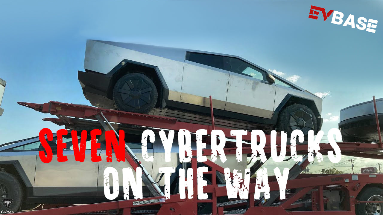 Exclusive Leak: Seven Cybertrucks on their way to Fremont on the I5 in Southern California