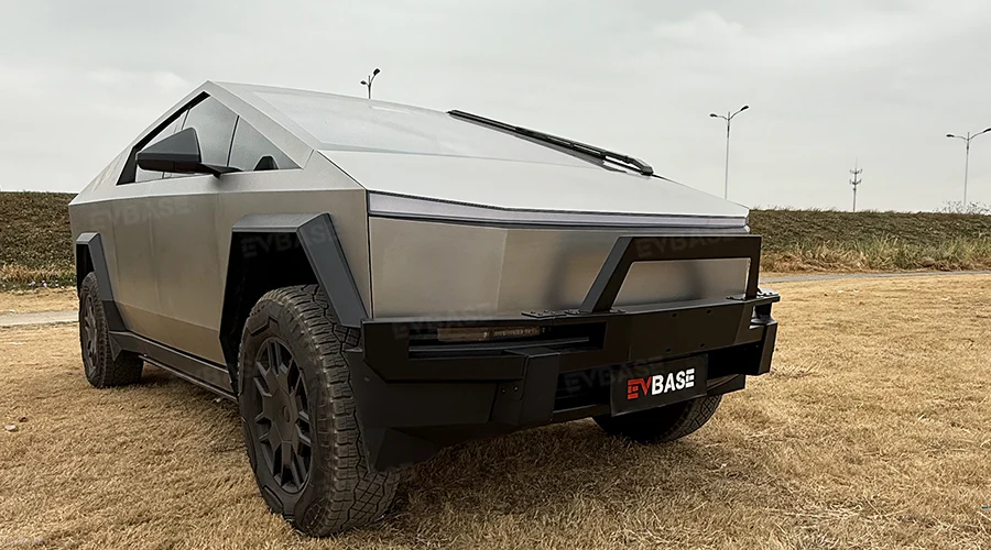 Don't Go Off-Road Without Cybertruck Front Bumper Guard