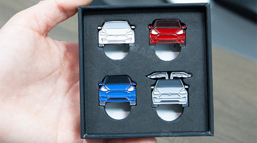 Small but Iconic: Tesla Brooch Pins Every Fan Will Love