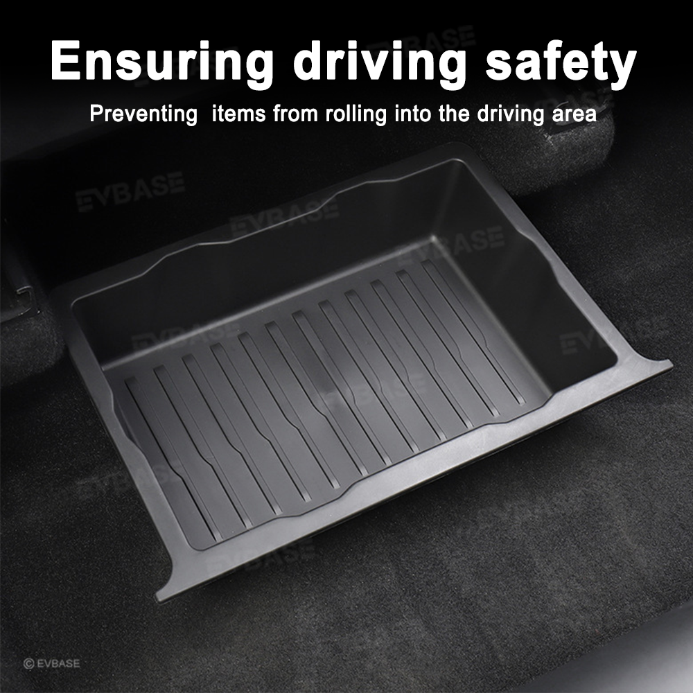 Model Y Juniper Underseat Storage Box Tesla Organizer Hidden Silicone Tray