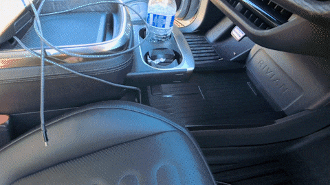 Updated Center Console Tray for R1T/R1S Lower Center Console Hidden Organizer Storage Box for Rivian