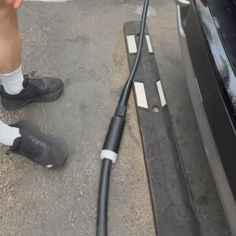 NACS to CCS1 Adapter with Extension Cable Max 350A/1000V Fast Charge CCS1 EVs at Tesla Superchargers