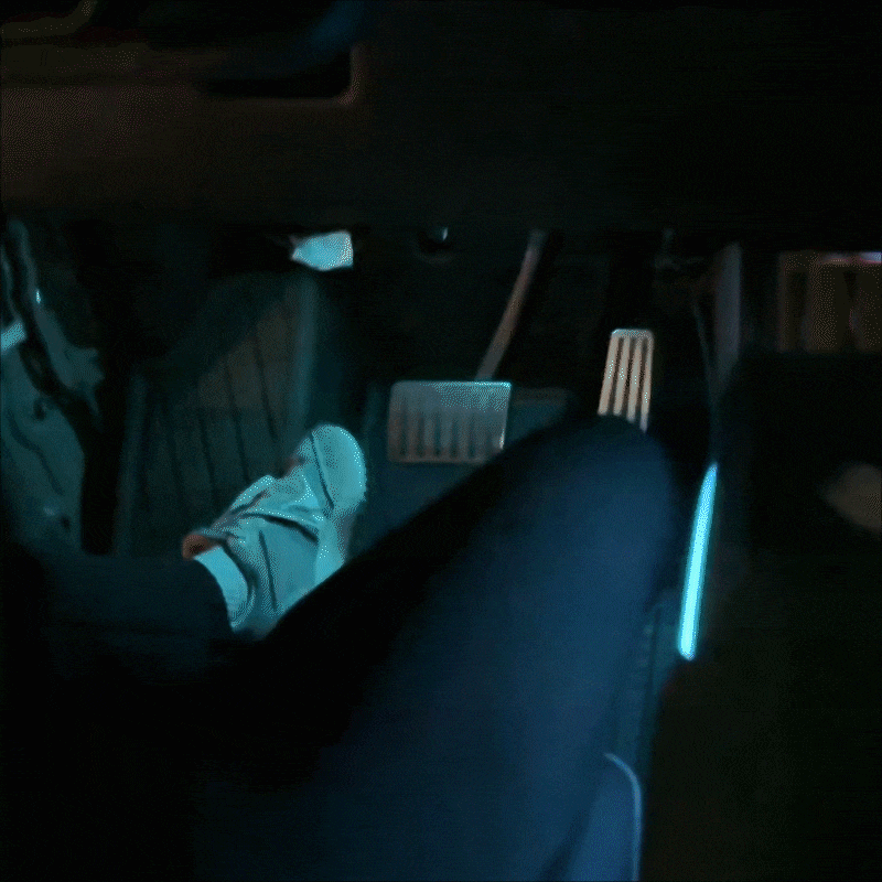 Cybertruck Footwell Lights RGB Ambient Lighting LED Interior Lights with Factory Screen Control