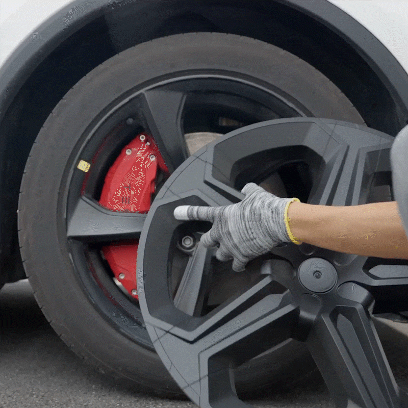 Model Y Juniper 19" Wheel Covers with Futuristic Off-Road Style Hubcaps Full Rim Protectors for Tesla