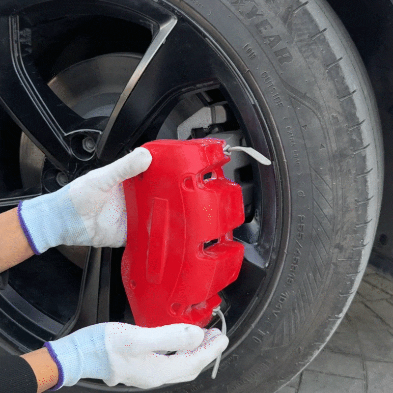 Model Y/ Y Juniper Silicone Brake Caliper Covers Caliper Protector Set Slip-On Fit & No Wheel Removal