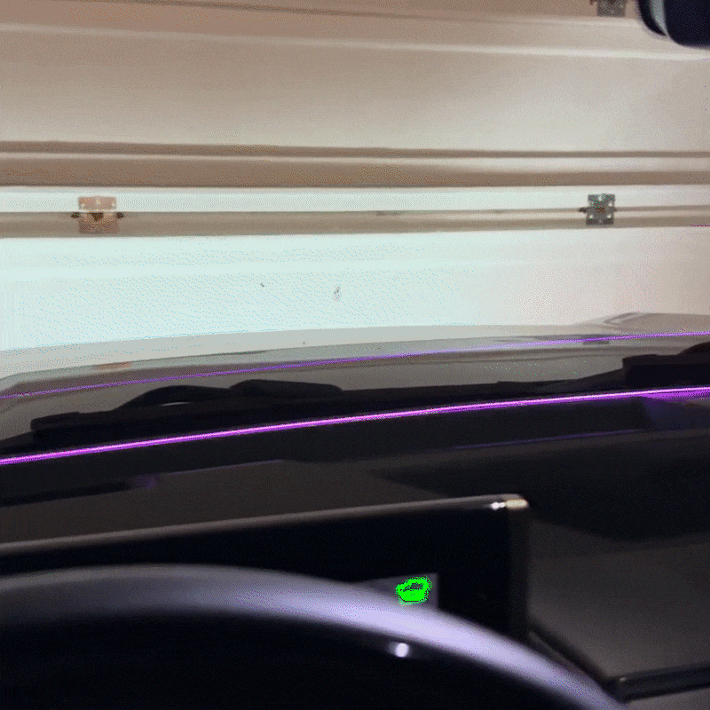 Hummer EV Dashboard Streamer Ambient Lighting RGB LED Light Strip