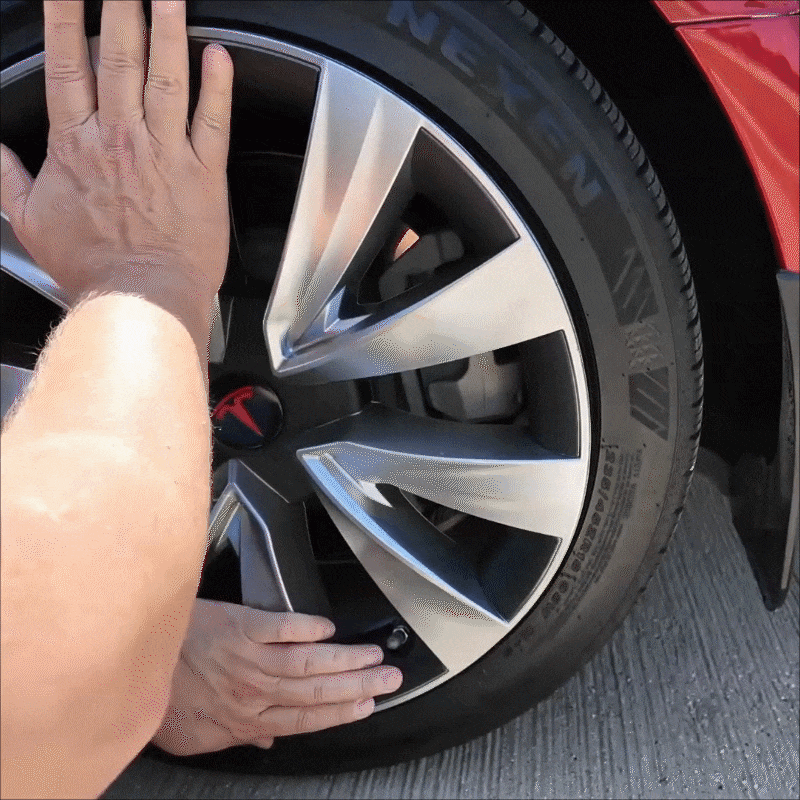 Model 3 Wheel Covers 18 Inch Hubcaps Inspired By Model Y Juniper Helix 2.0 Wheels