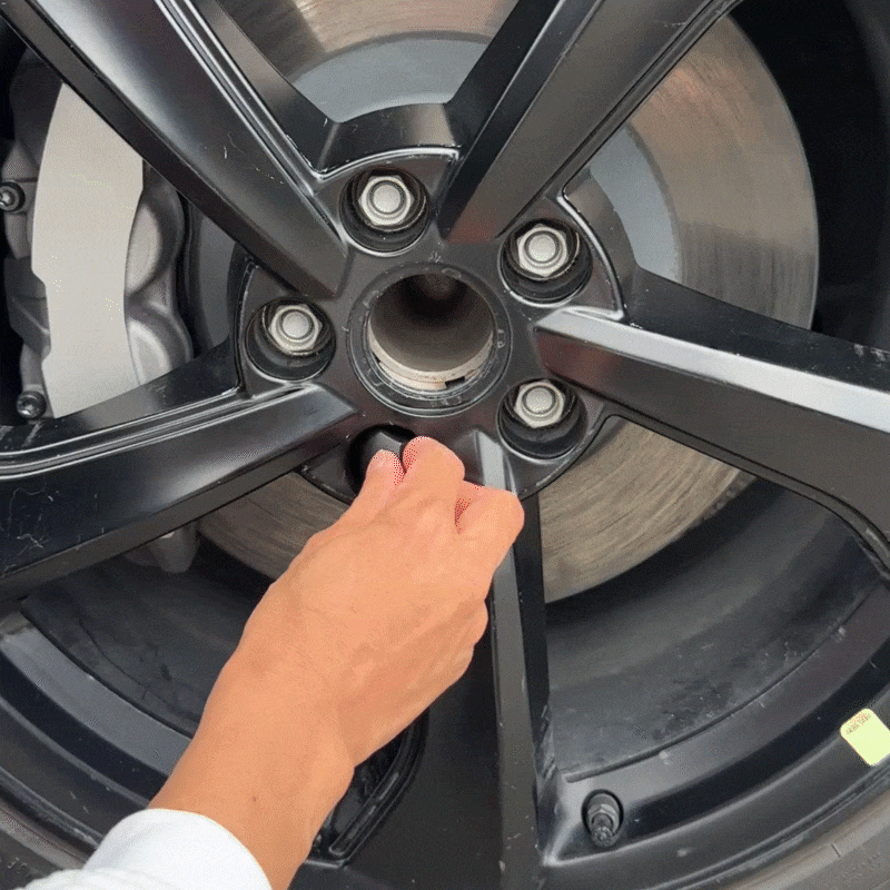 Wheel Center Cap Kit with Lug Nut Covers for Tesla Model 3/Y 18" and 19" Wheels