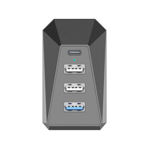 Tesla Model 3 Y Glove Box USB Hub Cybertrunk Style 4-in-1 USB Hub Tesla Docking Station
