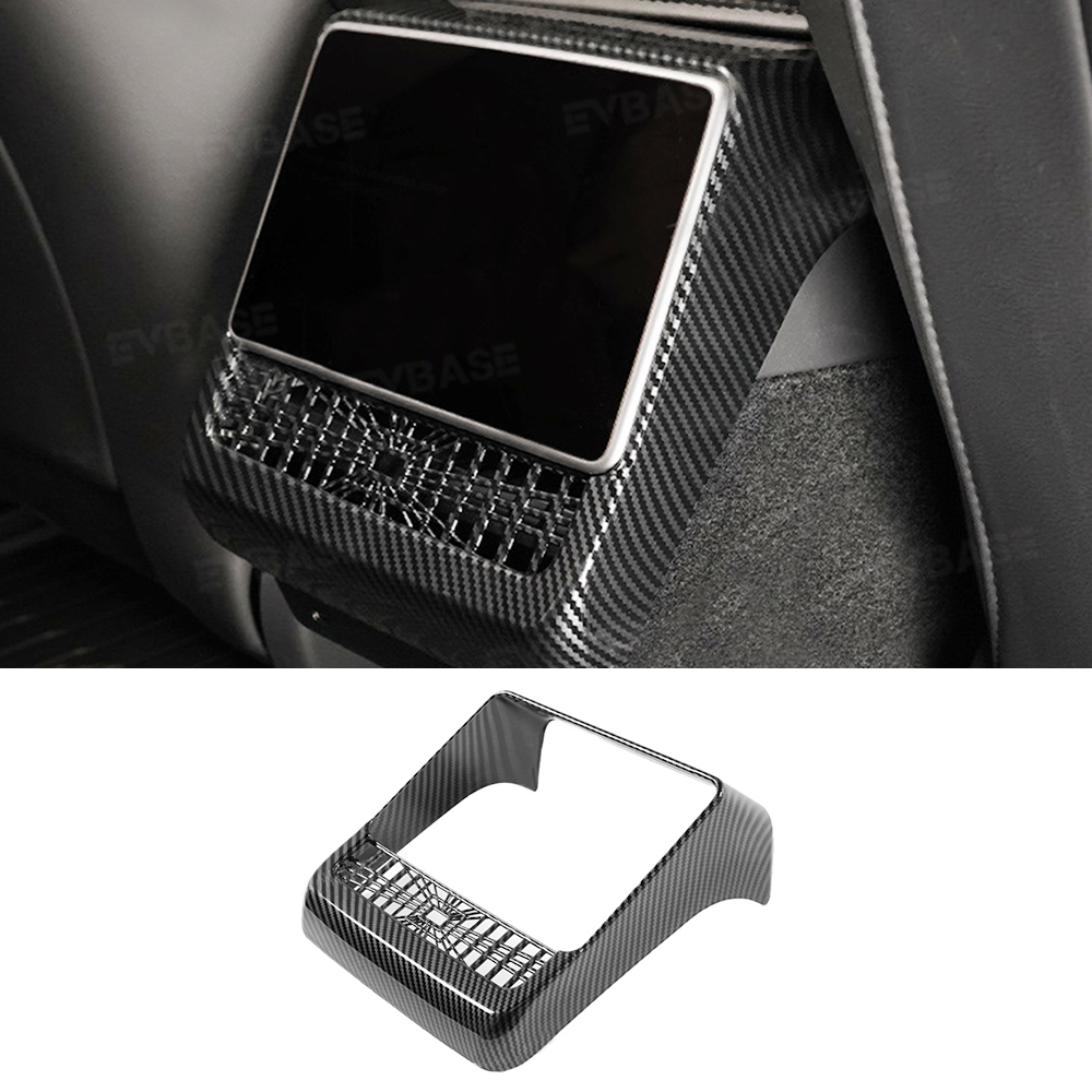 Model Y Juniper/3 Highland Rear Screen Overlay ABS Backseat Air Vent Cover Protection for Tesla