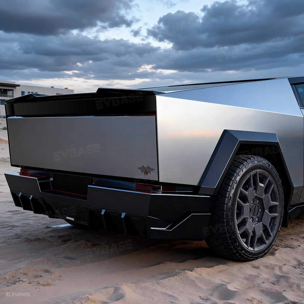 Cybertruck Rear Diffuser ABS Rear Bumper Lip Side Splitter Extension for Tesla