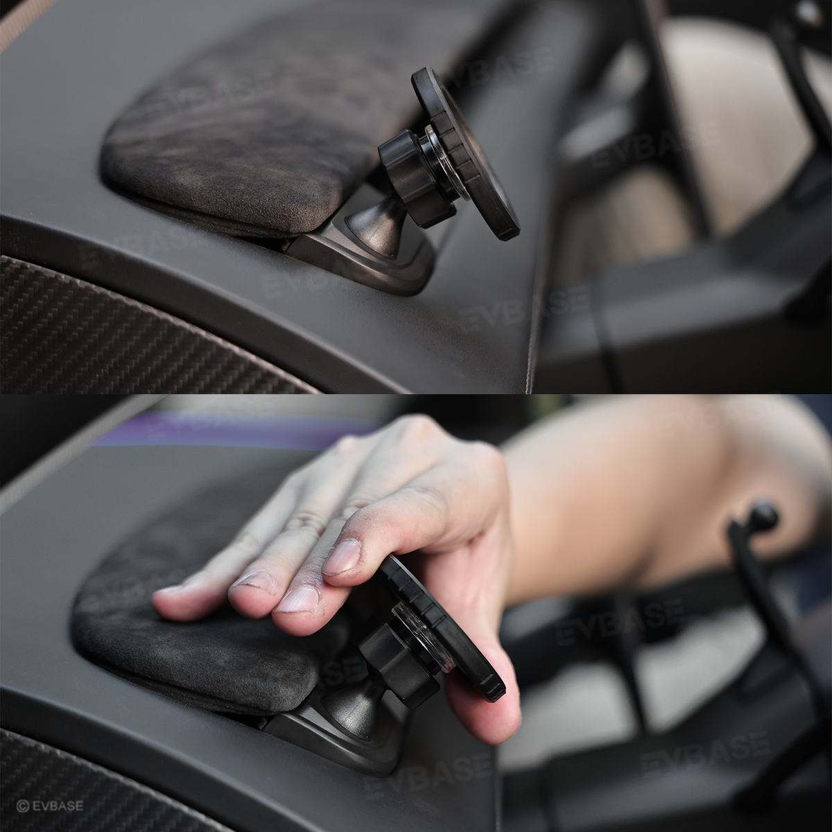 Model Y Juniper/ Y L/ 3 Highland A-Pillar Magnetic Phone Mount Dashboard Side Phone Holder