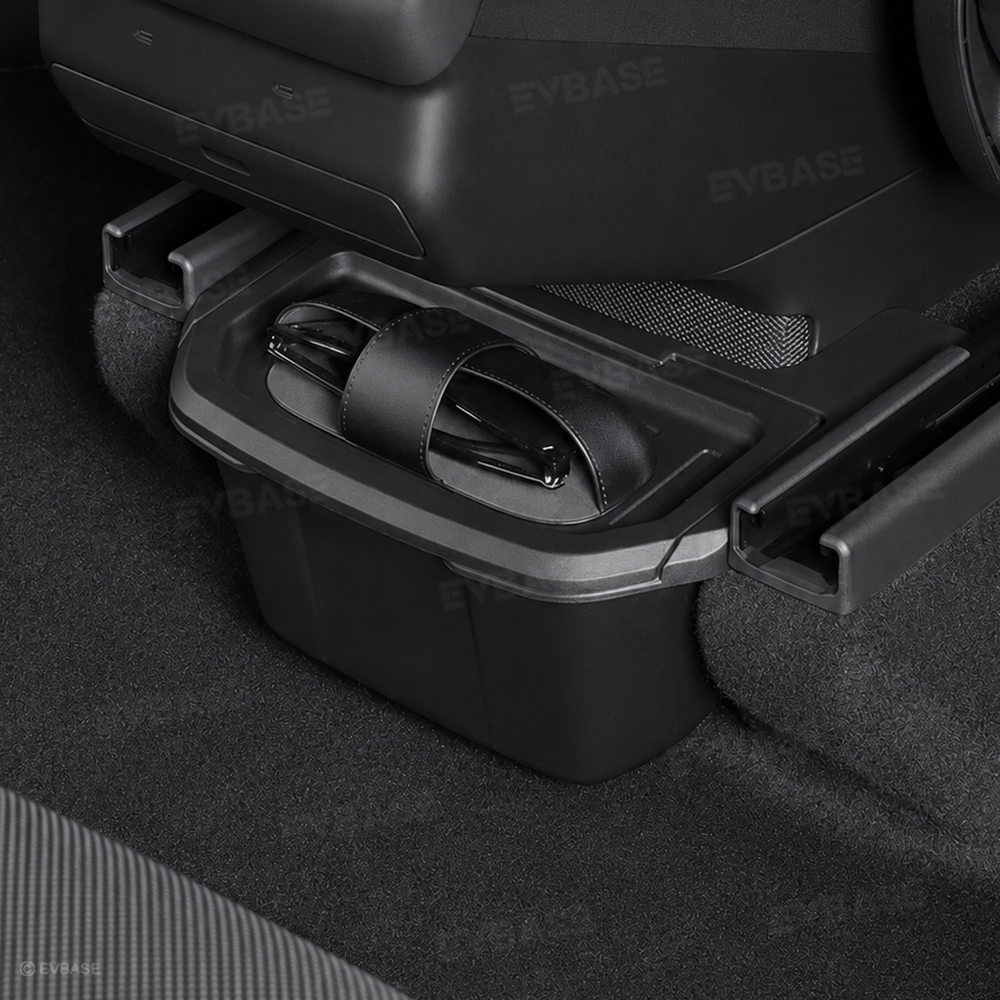 Model Y L Rear Center Console Organizer Rear Seat Storage Box Trash Can Interior Storage Accessories