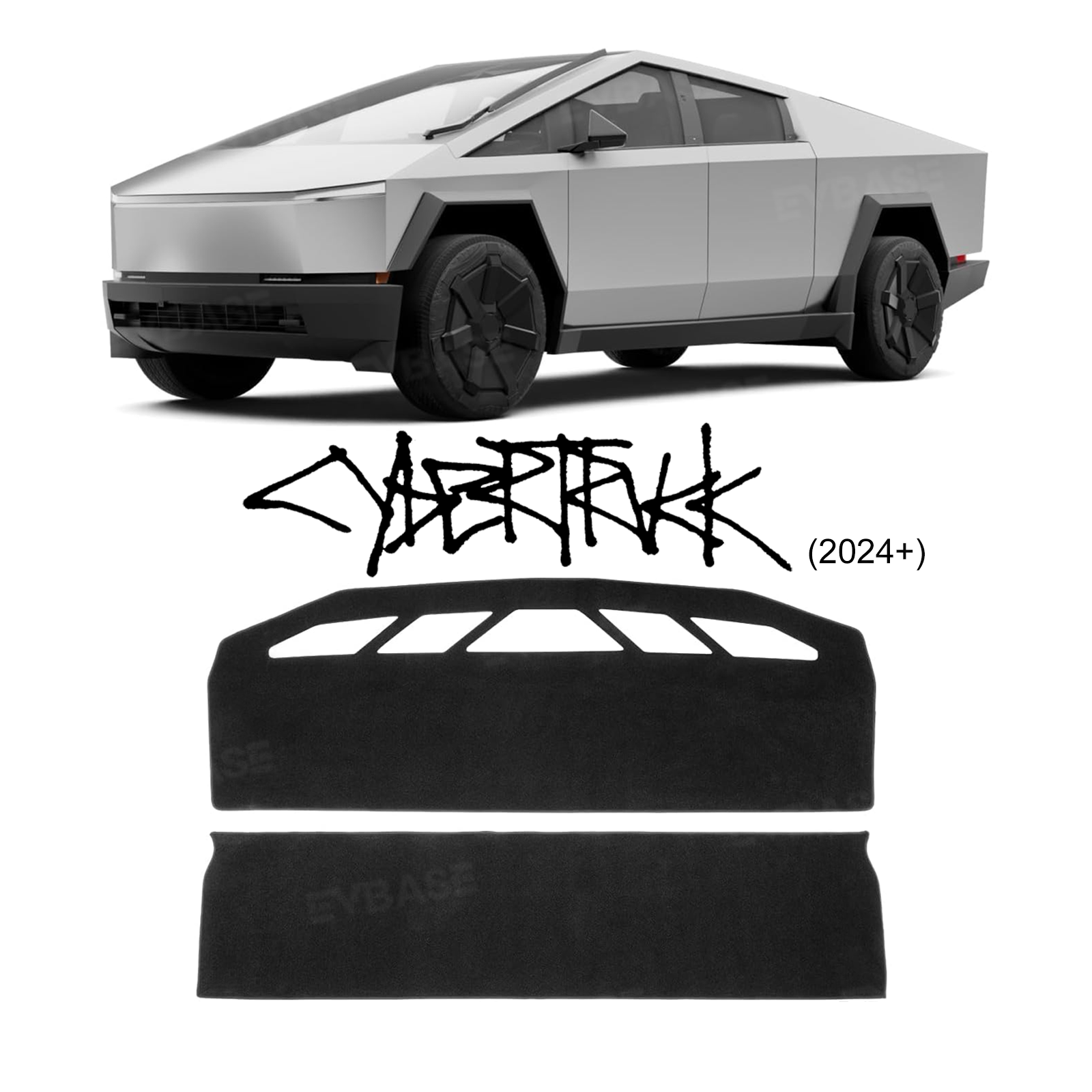 Cybertruck Dash Cover Anti-Glare Sun Protection Suede Dashboard Mat