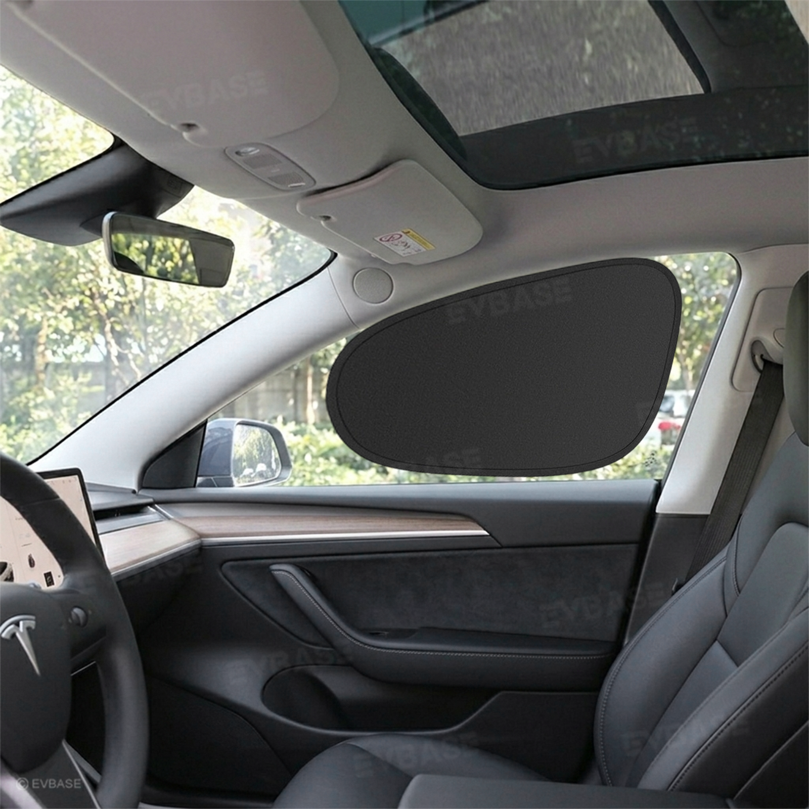 Model Y Juniper Front & Rear Side Window Shades Static Cling Window Sunshade UV Protection & Heat Reduction for Tesla Model Y/3/X/S/Cybertruck