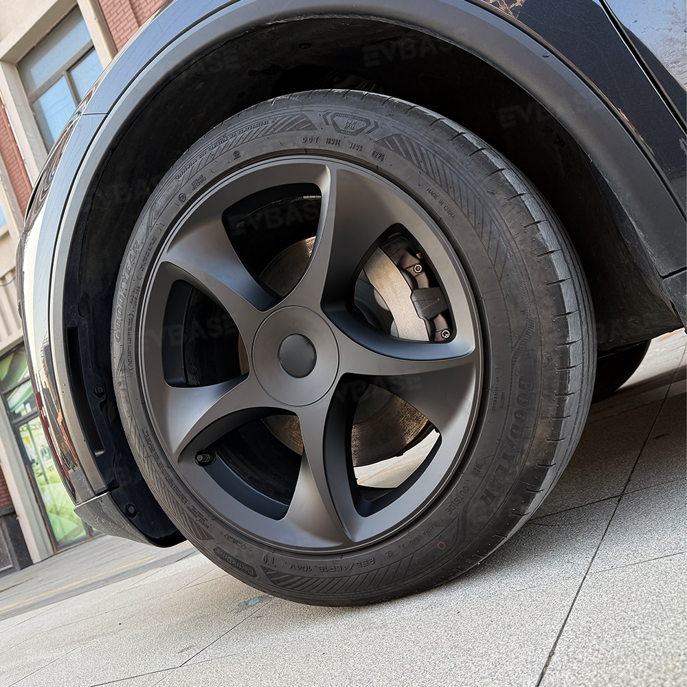 Model Y Juniper Wheel Covers for Tesla 19" Crossflow Wheels Hubcaps-3D Sculpted Design