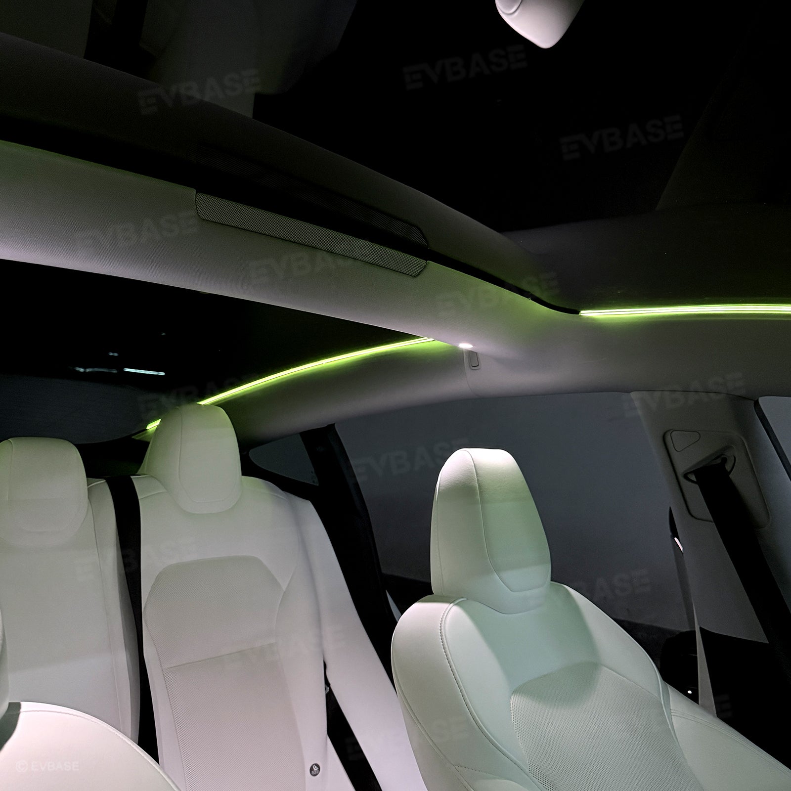 Model Y Juniper/ 3 Highland Roof Ambient Lighting 2.0 Sunroof Streamer Lights with Factory Screen Control