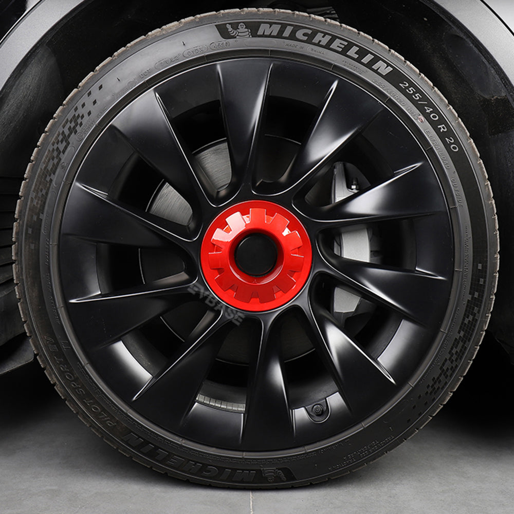 EVBASE Model Y Wheel Center Hub Cap 20inch Wheel Center Caps 4Pcs for Tesla