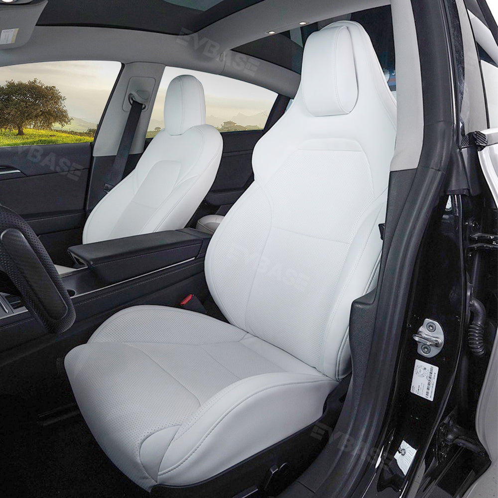 Model 3 Y Sport Seats Replacement Nappa Leather Inspired By Model 3 Highland Performance Seat for Tesla