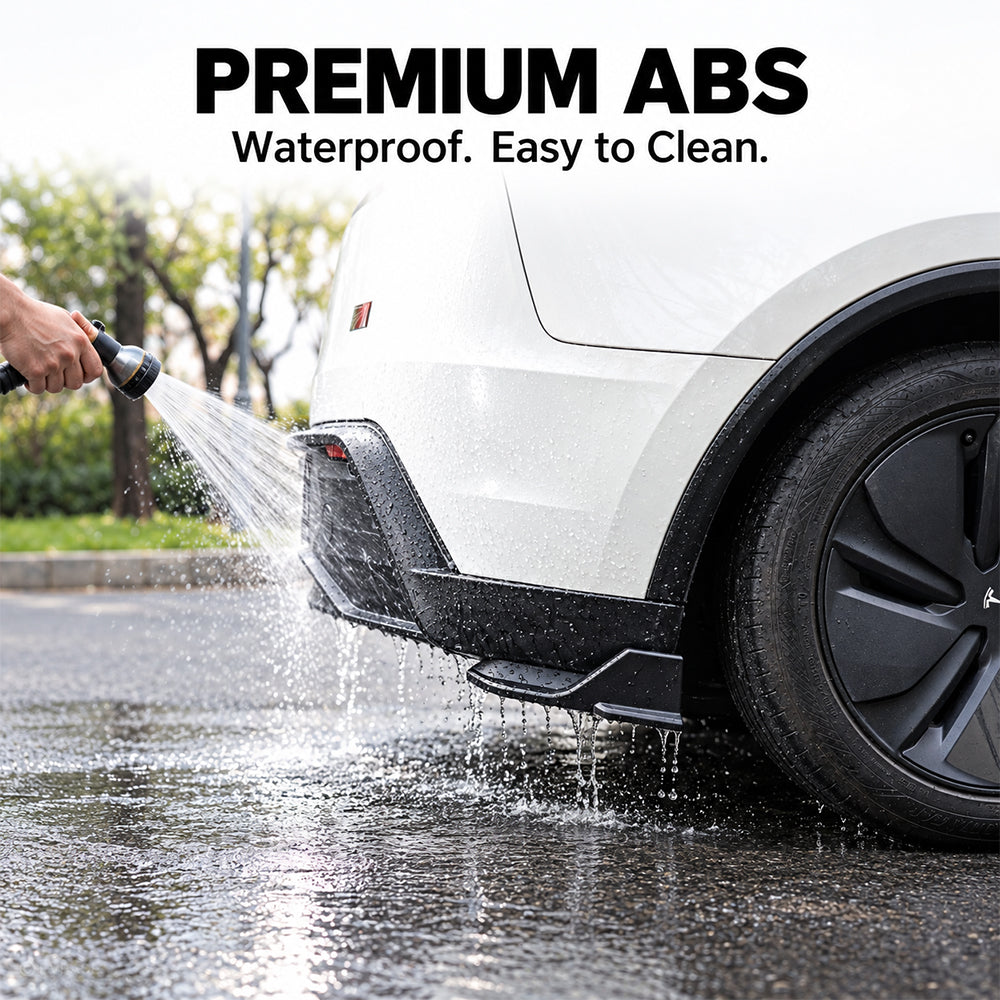 Model Y Juniper Rear Bumper Lip Side Splitter ABS Sport Style Rear Bumper Corner Extensions