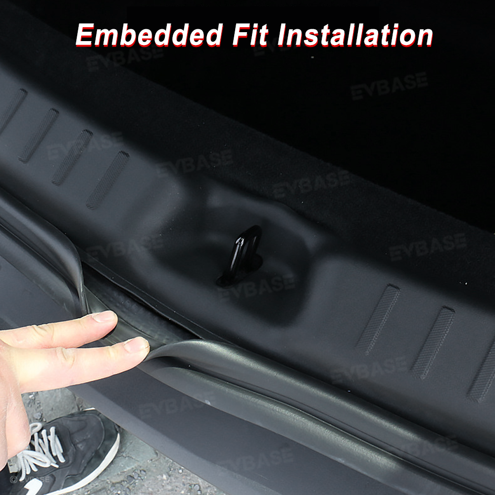 Model Y Juniper Rear Bumper Protector Anti-Scratch TPE Trunk Sill Protector Mat for Tesla