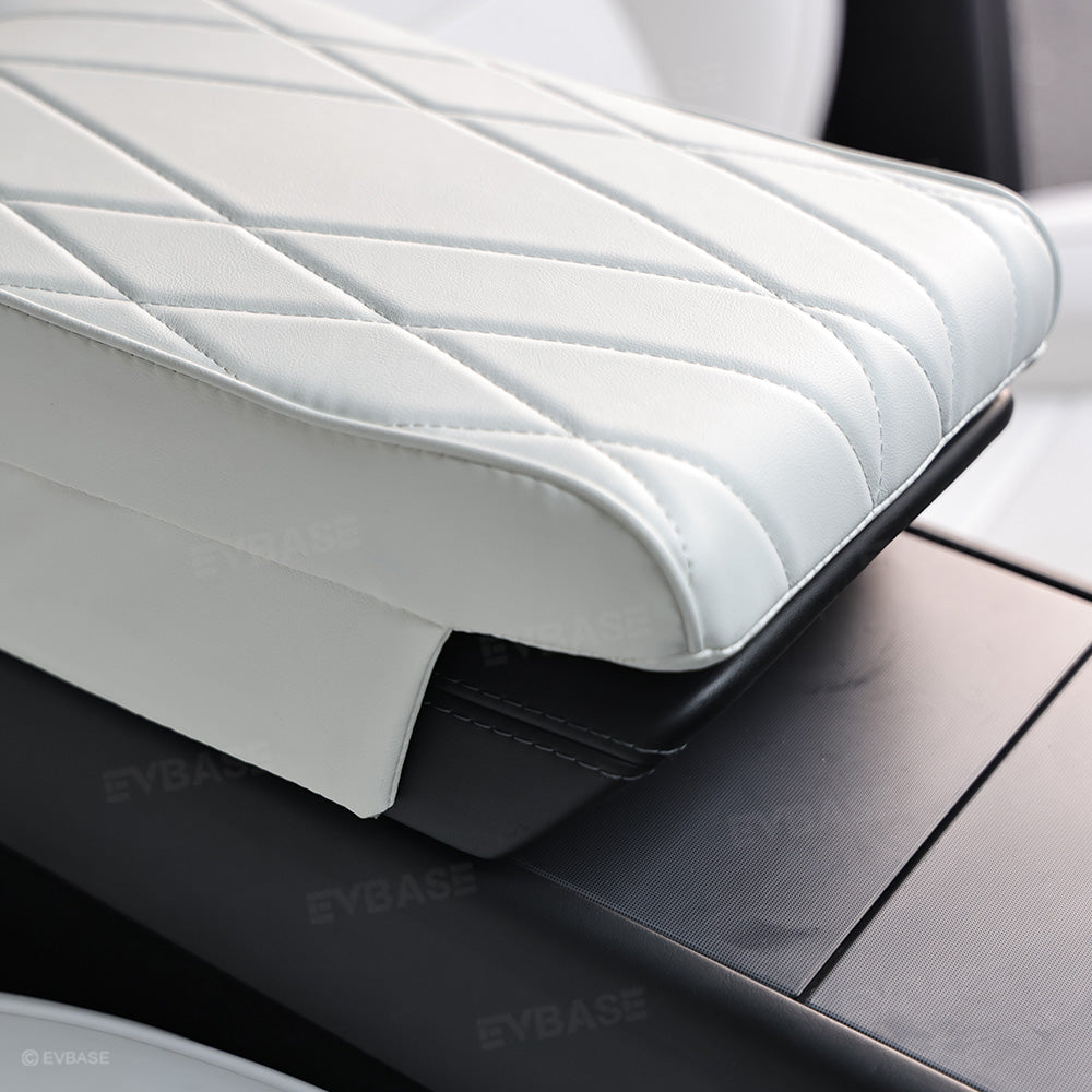 Model Y /3 /YL Leather Center Console Armrest Support Cushion & Scratch-Resistant Cover