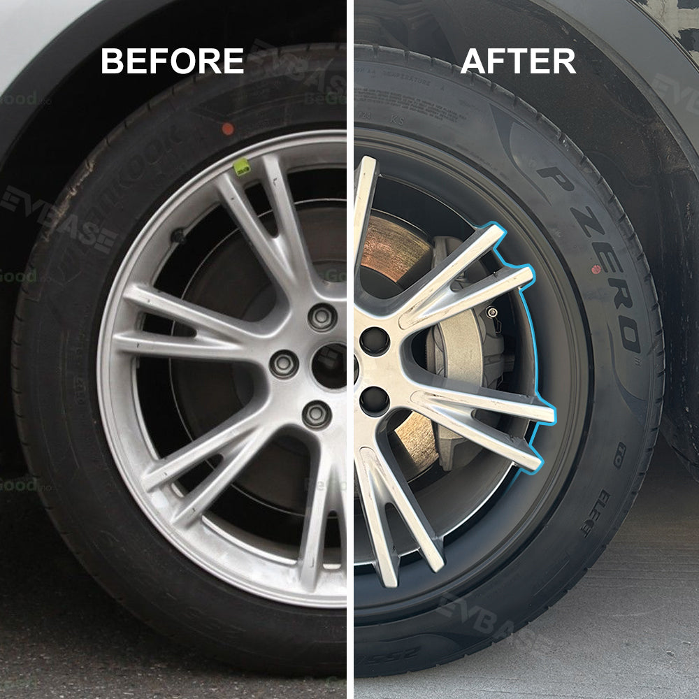 Model Y Wheel Rim Protectors 19Inch ABS Rimcase with Lug Nut Cover for Tesla| EVBASE