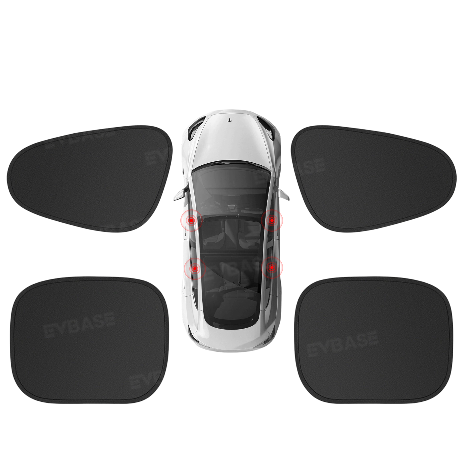 Model Y Juniper Front & Rear Side Window Shades Static Cling Window Sunshade UV Protection & Heat Reduction for Tesla Model Y/3/X/S/Cybertruck