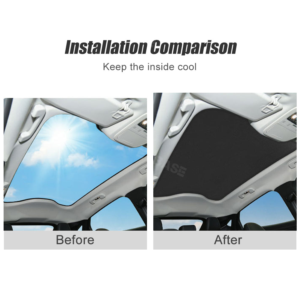 Glass Roof Sunshade for Ford Mustang Mach-E Sunroof Sun Visor Windshield Window Sun Shade Umbrella Heat Shield Cover