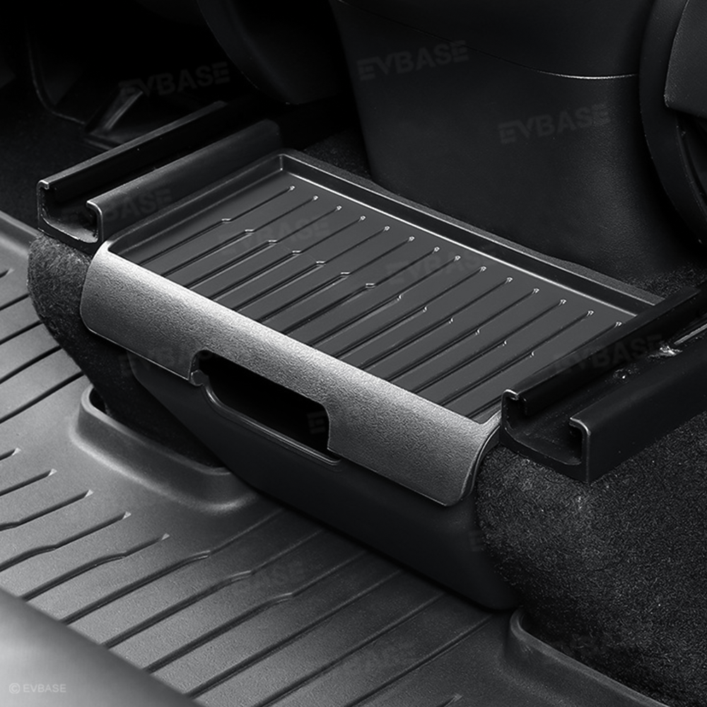 Model Y Juniper Trunk Side Storage Box & Side Door Organizer Tray & Rear Seat Trash Can