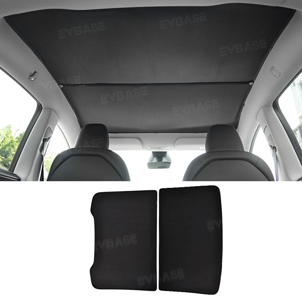 Model Y Juniper Sunshade Front & Rear Windshield Shade Side Window Sun Visor Glass Roof Sunshade Sun Protection Heat Insulation