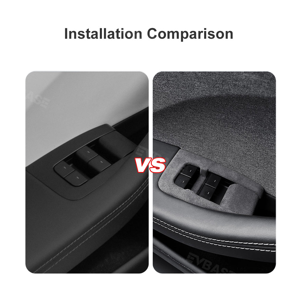 Model 3 Highland Alcantara Window Lift Switch Button Cover Left Hand Drive Panel Trim Sticker for Tesla