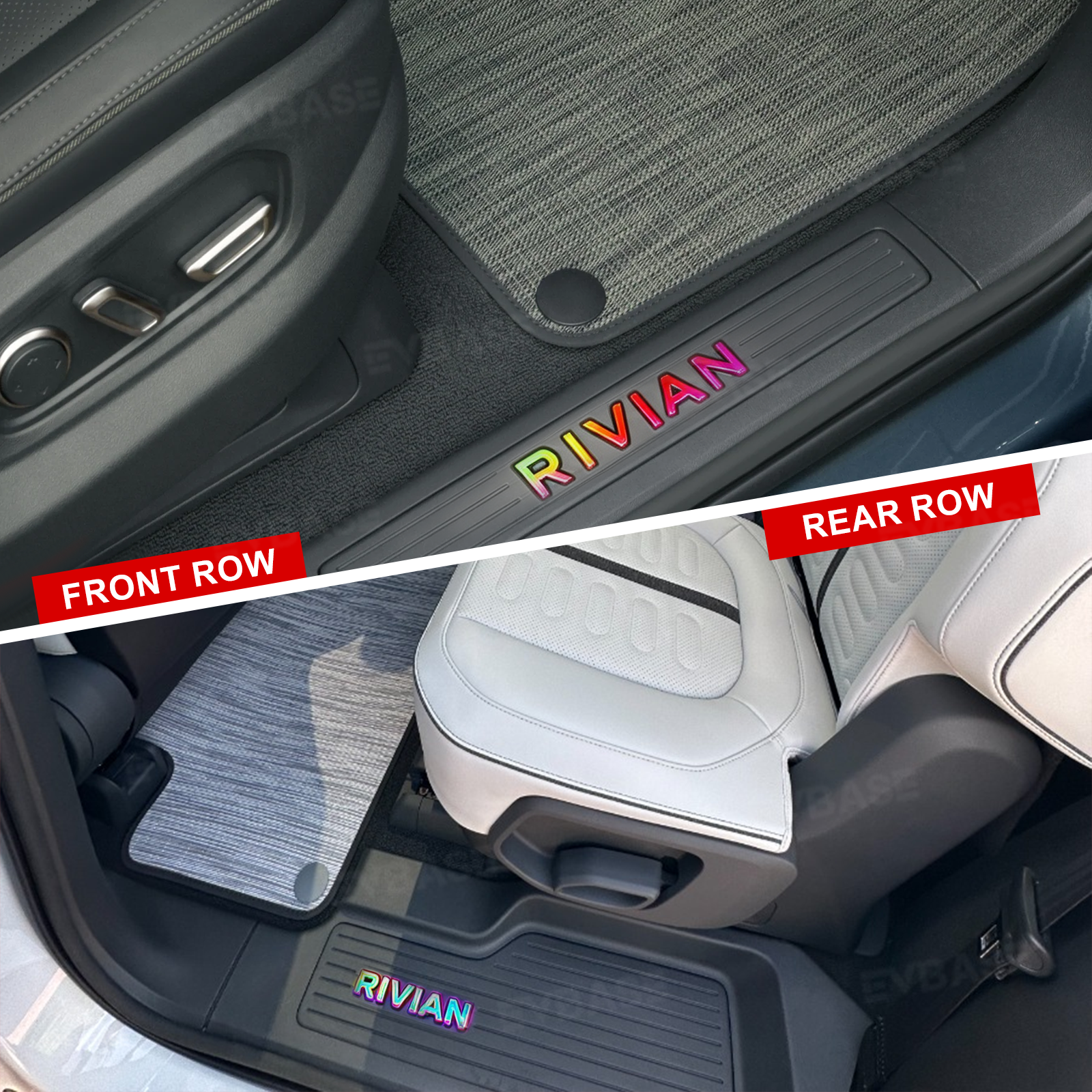 Illuminated Door Sill Replacement for Rivian R1S/ R1T LED Door Sill Light Scuff Plate