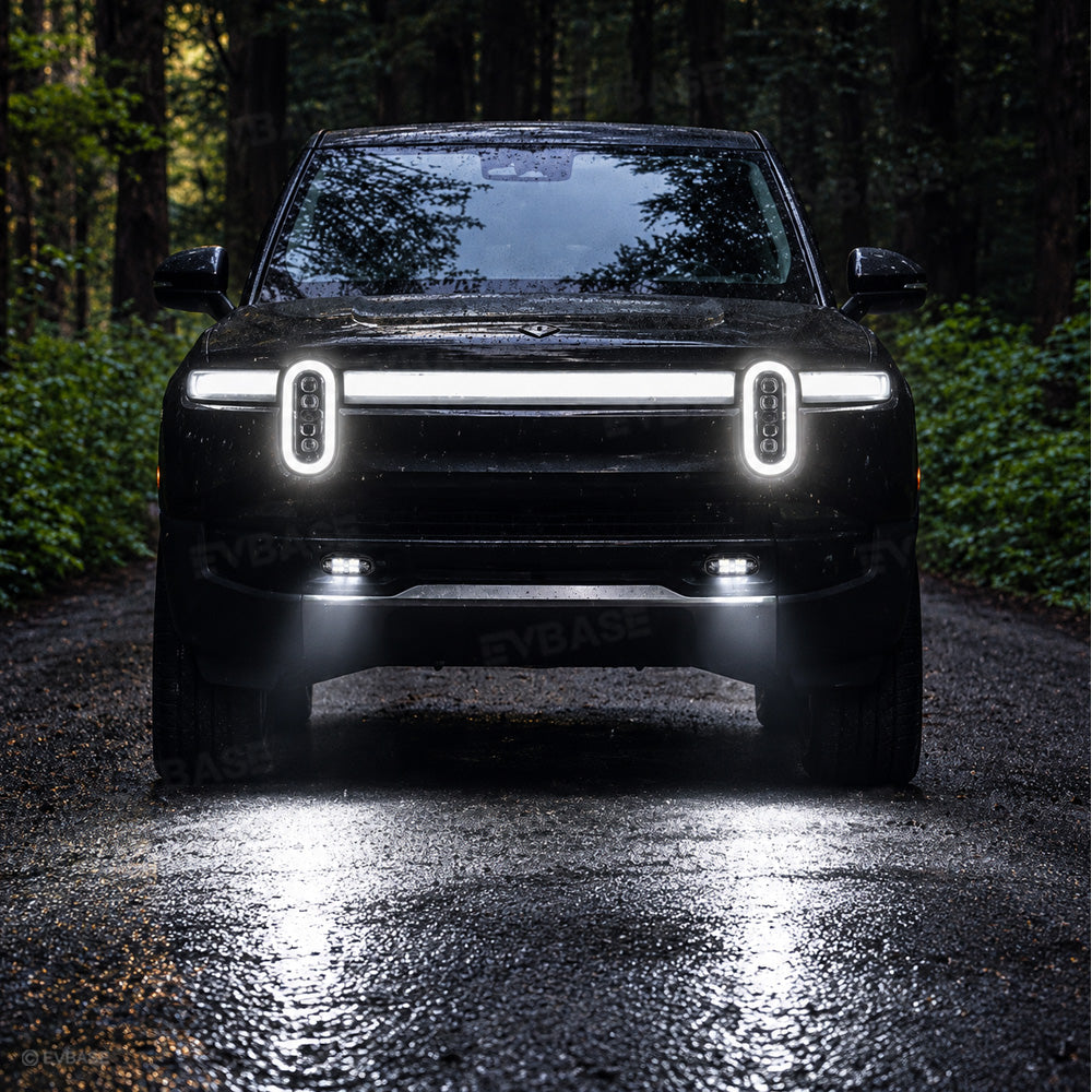 Wireless LED Flashing Lights Multi-Mode RGB Ambient Lighting with Remote Control for Rivian R1S /R1T /R2