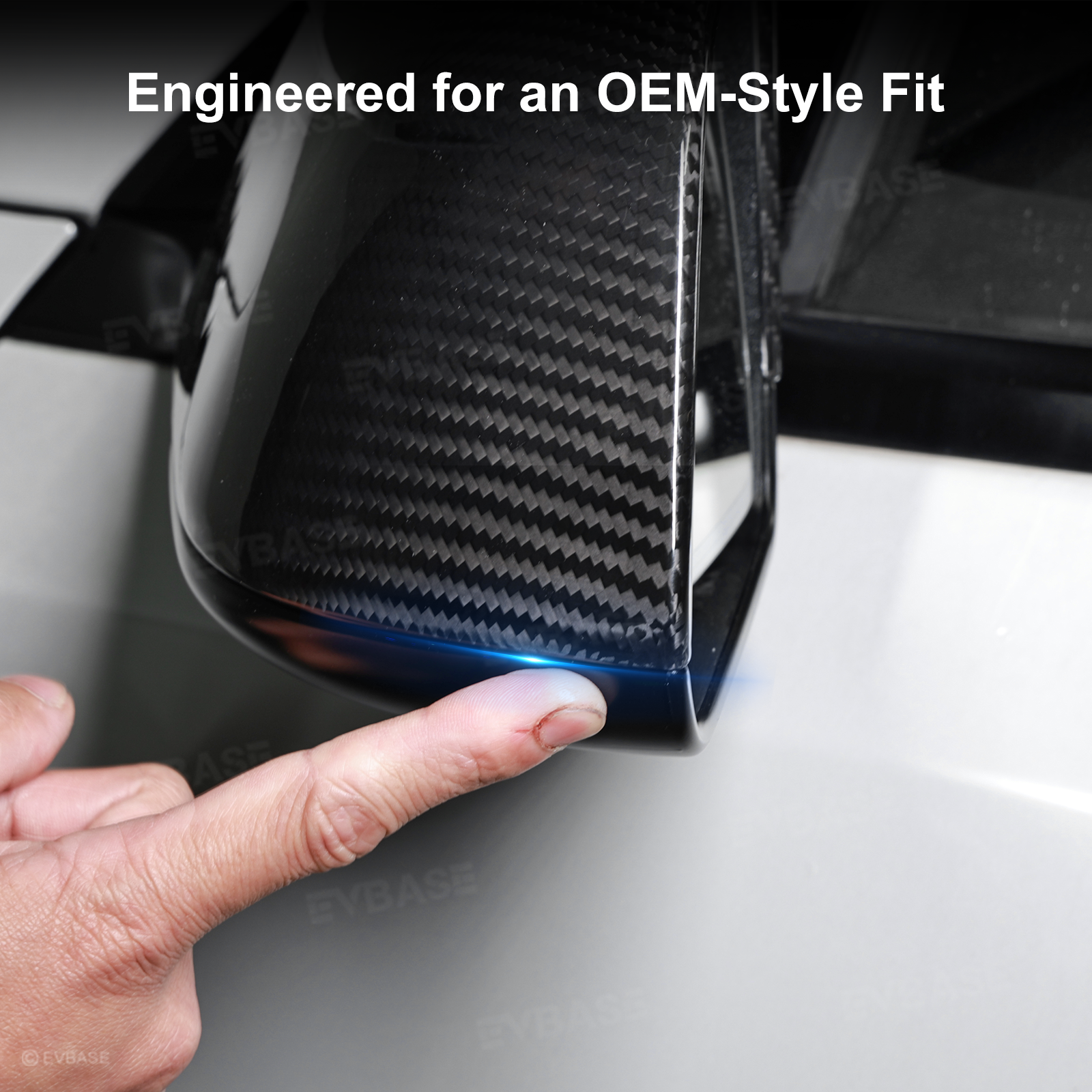 Model Y Juniper Side Mirror Cap Covers ABS Performance-Inspired Styling Rearview Mirror Caps