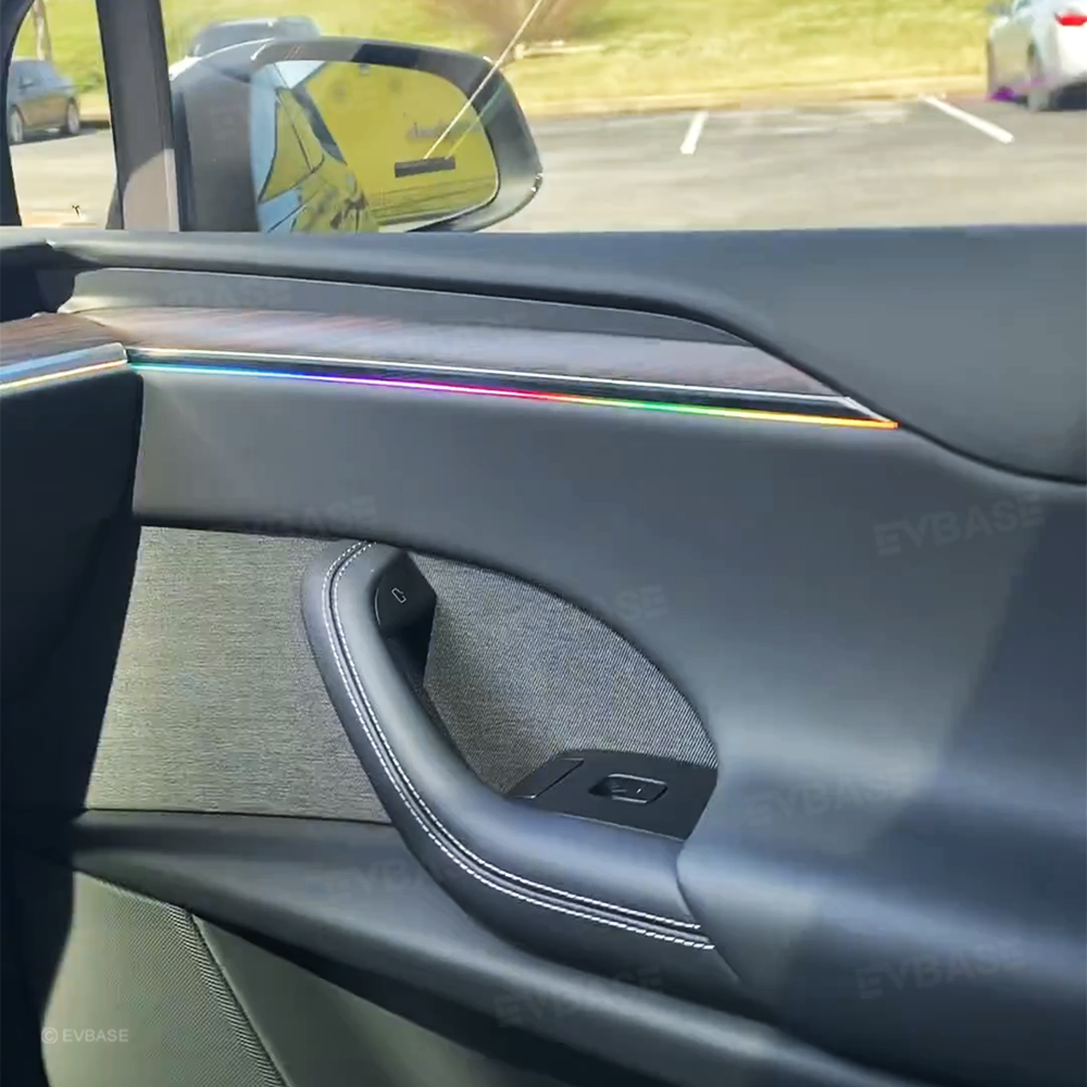 Model X RGB Ambient Lighting Interior Streamer Light Kit LED Neon Light Strip