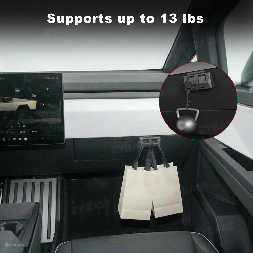 Cybertruck Hook Hanger Glove Box Organizer ABS Storage Hanger Clip
