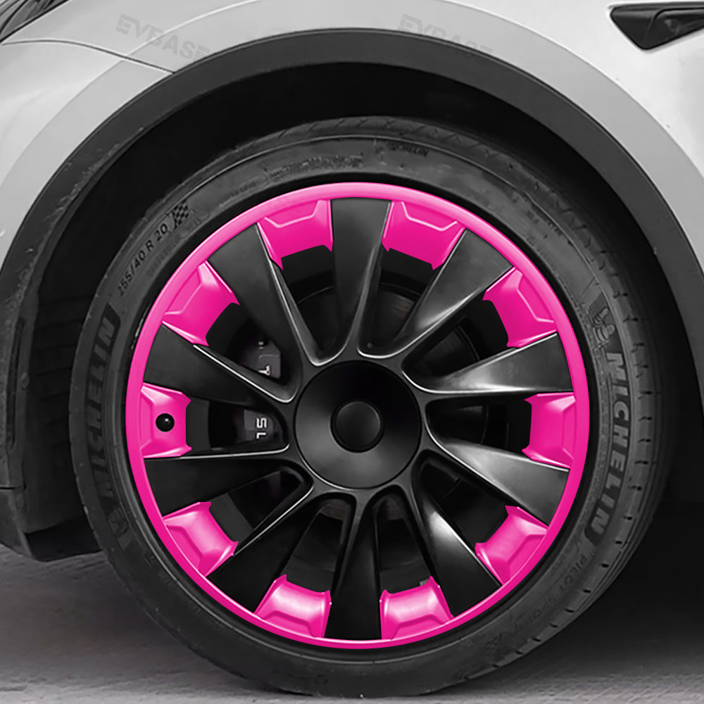 Model Y Wheel Rim Protector 20 Inch Induction Wheels All-in-one Mecha Style ABS Rimcase for Tesla