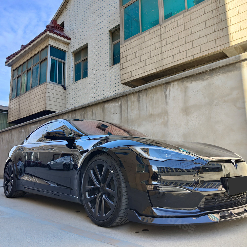 Model S Front Bumper Lip ABS Splitter Performance Spoiler Racing Style For Tesla