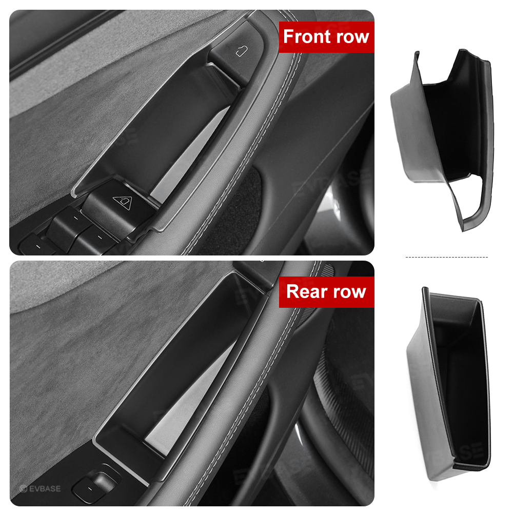 Model Y Juniper /3 Highland Door Handle Organizer Door Pull Handle Storage Box 4PCS for Tesla