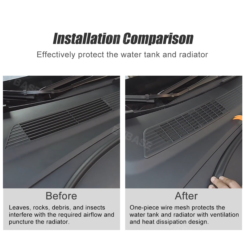 Model 3 Highland Front Bumper Grille Cover Mesh Air Inlet Vent Radiator Protective Cover Insert for Tesla