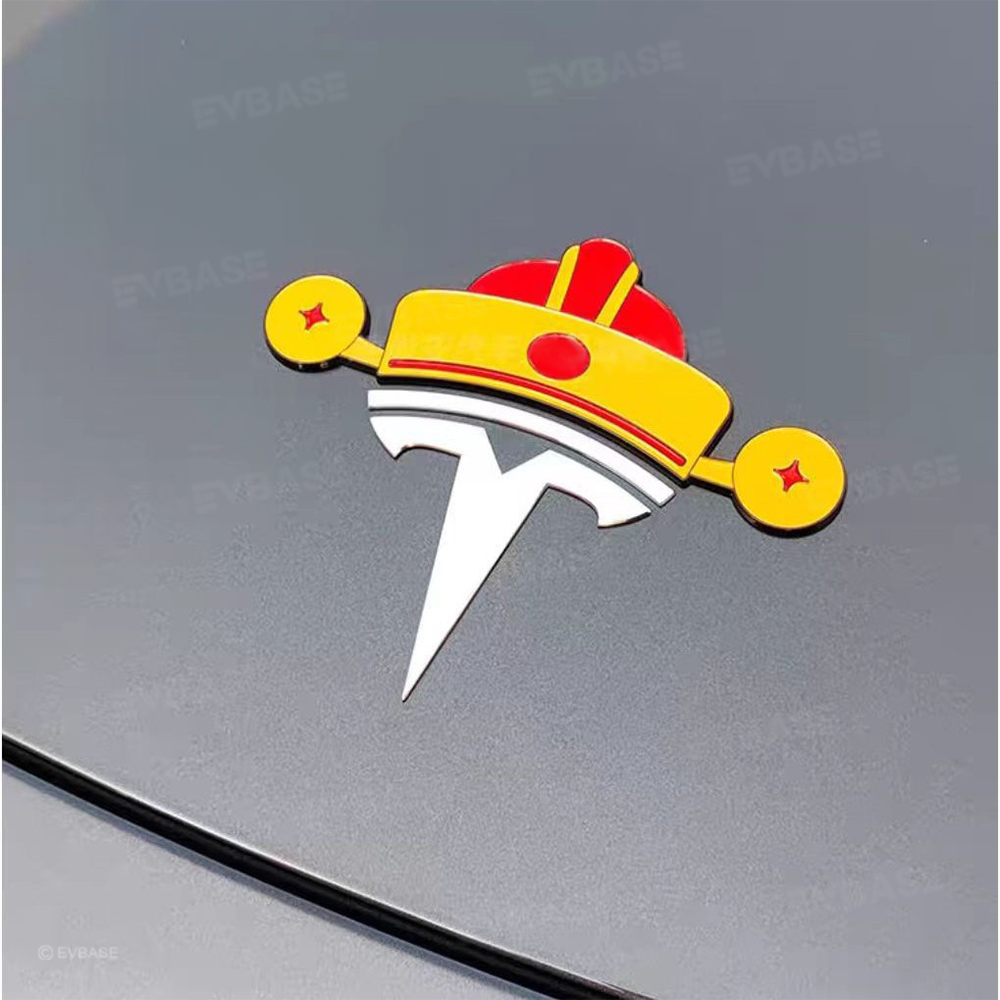 3D Christmas Decor Car Emblem Sticker Waterproof Decals for Tesla Model Y/3/X/S/Cybertruck