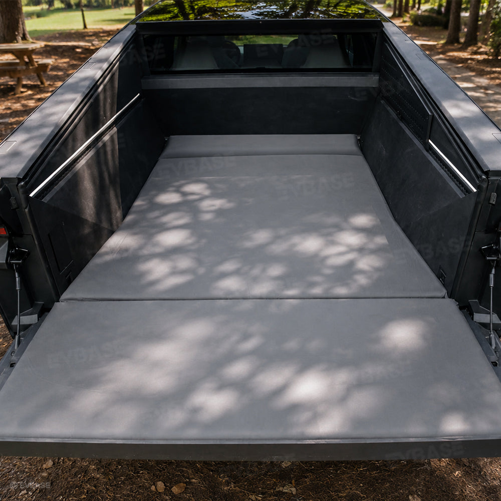 Cybertruck Air Mattress Frunk & Truck Bed Inflatable Camping Mattress Self-Inflating Travel Bed 2-Piece Set
