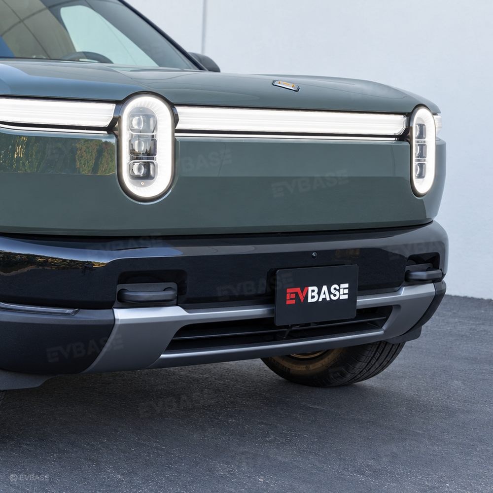 Front License Plate Frame for Rivian R2 License Plate Mount No-Drill Aluminum Holder