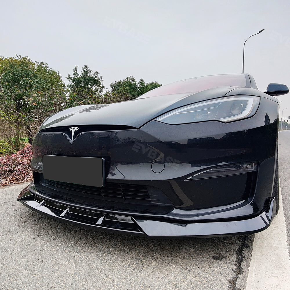Model S Front Bumper Lip ABS Splitter Performance Spoiler Racing Style For Tesla