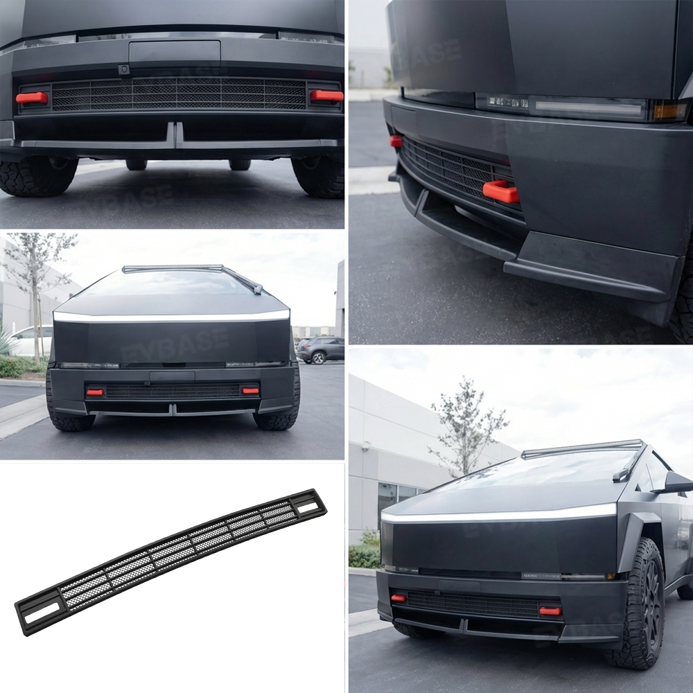 Cybertruck Grille Mesh Insert Front Lower Bumper Protective Mesh Grille Panel Covers Bug & Debris Screen Protector
