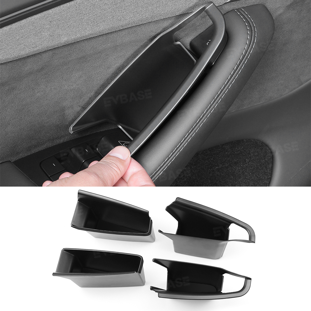 Model Y Juniper /3 Highland Door Handle Organizer Door Pull Handle Storage Box 4PCS for Tesla