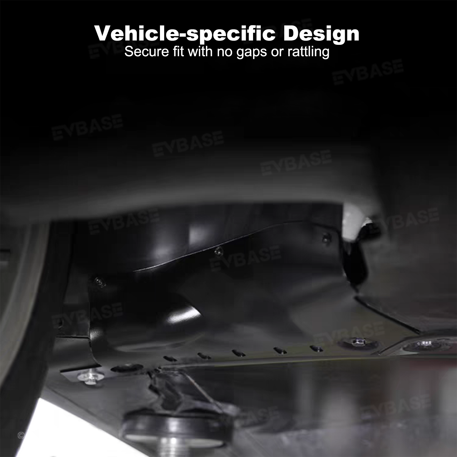 Model 3/Y Coolant Line Skid Plate Protection Guards Lower Chassis Coolant Pipe Protection Cover (Powder Coated)-Carbon Steel